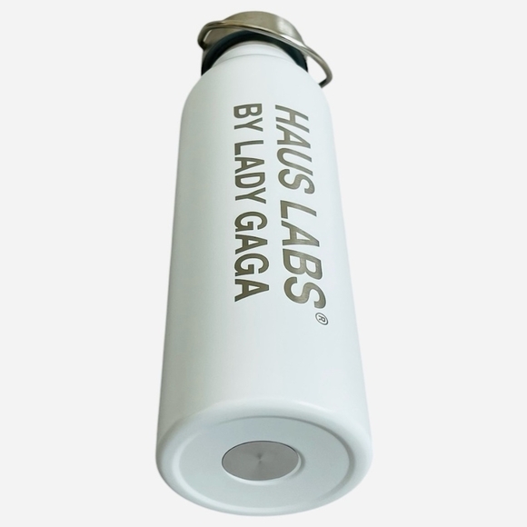 Haus Labs Lady Gaga White Insulated Water Bottle Stainless Steel Reusable Tumble - Picture 4 of 4